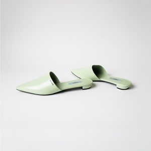 prada pointy slip on flats